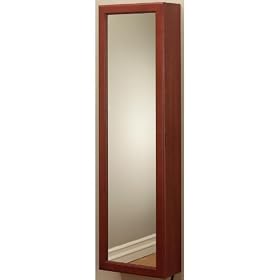 Men' s Armoire Valet With Charging Station, 52Hx15Wx6D, BURGUNDY