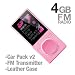 Microsoft Zune 4GB MP4/MP3 Player Pink Bundle
