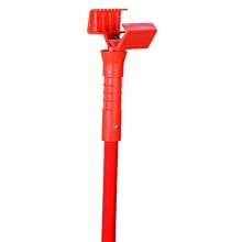 Continental 601, Superjaws Fiberglass Mop Handle with Structural Plastic Head, 1-1/8" Diameter x 60" Length x 4-3/16" Width, Orange (Case of 12)
