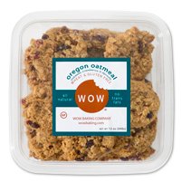 WOW Baking- Oregon Oatmeal Cookies, All Natural, Wheat & Gluten Free, 12 oz tub