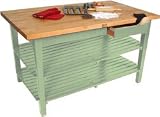 John Boos  Co. American Heritage Collection Basil Steamer Block 24x24-in.