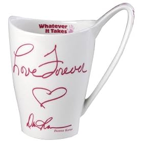 Whatever It takes Donna Karan mug in association with Churchill China