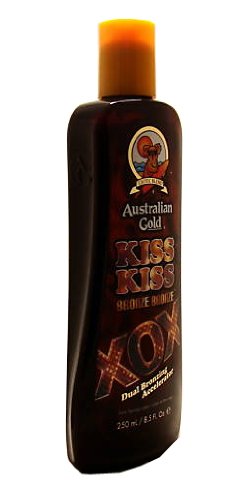 Best Price Australian Gold Kiss Kiss Bronze Bronze XOXO Dual Bronzing Accelerator Bronzer Tanning Lotion 8.5 oz