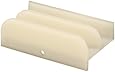 Prime-Line Products M 6219 Sliding Shower Door Bottom Guide, 1/2 in. x 3 in., Plastic Construction, White