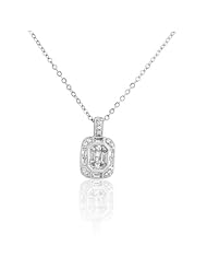14k WHITE GOLD WOMENS PENDANT LP-3066 DIAMOND 0.53CT TW