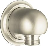 KOHLER K-355-BN Forte Supply Elbow, Vibrant Brushed Nickel