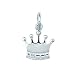 Sterling Silver Small King Crown Charm