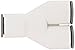 Legris 6340 62 00WP2 LIQUIfit Push-to-Connect Fitting, Wye, 1/2