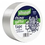 Ultratape Rhino 50Mm 50Mtr Multipurpose Gaffer Tape White 00415050WHS1
