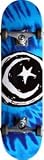 Foundation Star and Moon Blue Tie Dye Complete Skateboard - 7.75 x 31