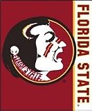Florida State Seminoles 50x60 Royal Plush Raschel Throw Blanket