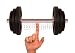 Wallmonkeys Peel and Stick Wall Decals - Weight (super Finger) - Removable Graphic