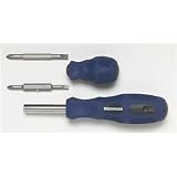 Westward 1CLP4 Multi Bit Screwdriver Set, 7-In-1, 7 1/2 L