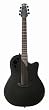 Ovation 1778T-5 Elite T Series Mid Depth Acoustic-Electric Guitar with Case, Black