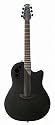 Ovation 1778T-5 Elite T Series Mid Depth Acoustic-Electric Guitar with Case, Black