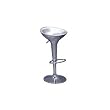 2 Silver Adjustable Barstools By Wholesale Interiors
