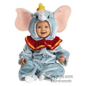 Disney Plush Infant Baby Dumbo Elephant Costume