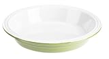 Le Creuset Stoneware 10-Inch Pie Dish, Kiwi