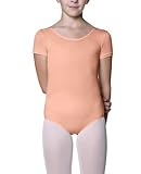 Danskin Girls 2-6x Nylon Short Sleeve Leotard