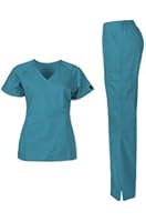 MedPro Women's Medical Scrub Set (Top & Bottom)