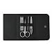 Aristocrat Stainless Steel Manicure Set with Black Leather Case - SHL-K-LMS4000