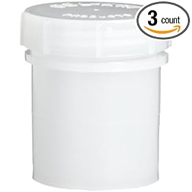 Bel-Art H178740000 3-Pack 90cc Sample Vial With Screw On Cap