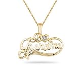 Third Party New : Yellow Gold and Diamond Grandmother Pendant