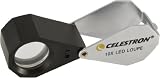 Celestron 44801 10x Mini LED Handheld Illuminated Magnifer Loupe (Silver) Celestron 44801 10x Mini LED Handheld Illuminated Magnifer Loupe (Silver)