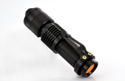 Shopinnov Mini Lampe torche LED CREE 360 lumens métallique