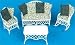 Dollhouse Miniature 4-Pc. Sweet Sunroom Set