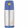 Foogo by Thermos Leak-Proof SS 12 oz Straw Bottle in Blue