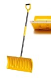 Erapro HD-3ME 26-Inch Poly Blade With Metal Edge Heavy Duty Snow Shovel/Pusher With 42-Inch Lacquered Hardwood Shaft Cushion Shaft Grip