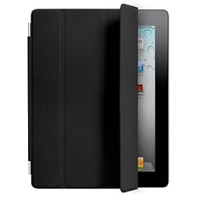 Apple iPad Smart Cover black leather Ipad2 Ipad3 new Ipad