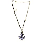 Betsey Johnson In the Navy Anchor Pendant Neck