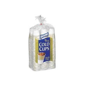 Dixie Cold Cups, 9oz., White 360 Count