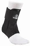 Product details for McDavid Ankle with Strap (Black, Medium)