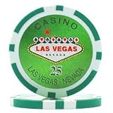 15g Clay Laser Las Vegas Chip - 25