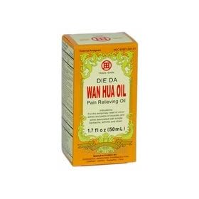 Die Da Wan Hua Oil - Pain Relieving Oil - 1.7 Fl. Oz. (50 Ml) - Bottle