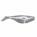 10 Shads Gummifische 10cm silber glitter Rarität