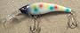 Jlvlures JLV Lures Curved Minnow Freshwater Diver Black Wonderbread : Walleye Sauger Pike Bass Steelhead Crankbait Deep Troll Tantalizing Curve Body Wobble Kicking Rattle Rattling Trolling Casting Cast Treble Bronze Hook Darting Structure Fishing Gravel Bottom Rock Stump
