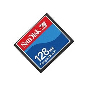 128MB Sandisk CF (Compact Flash) Card SDCFB-128 or SDCFJ-128 (CAV)