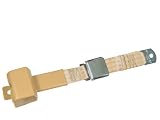 2-Point Retractable Lap Seat Belt, Tan, with Chrome Lift Latch