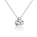 Bling Jewelry Sterling Silver Love Knot Necklace