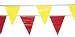 Presco Products Safety Tape Pennant Flags 9X12 Red (10/BX) #91260R