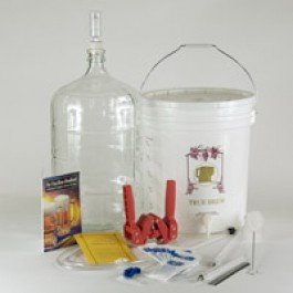 Gold Complete Beer Equipment Kit (K6) with 6 Gallon Glass Carboy