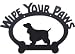 Wipe Your Paws Sign - English Cocker Spaniel