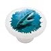 Great White Shark Decorative High Gloss Ceramic Drawer Knob