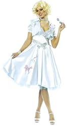 Blue Hop Diva 50's Adult Costume