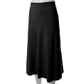 Adi Designs Flowing A-line Easy Care Skirt - Black