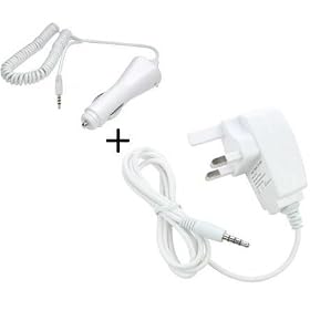 Mains + in Car Charger for Apple iPod Shuffle - 1GB 2GB 2nd Gen Generation 2G